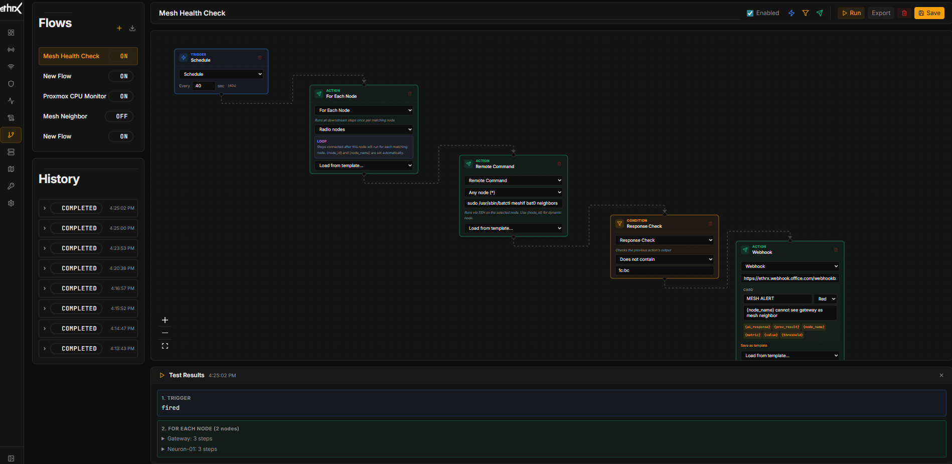 HALO platform interface — screen 7 of 7