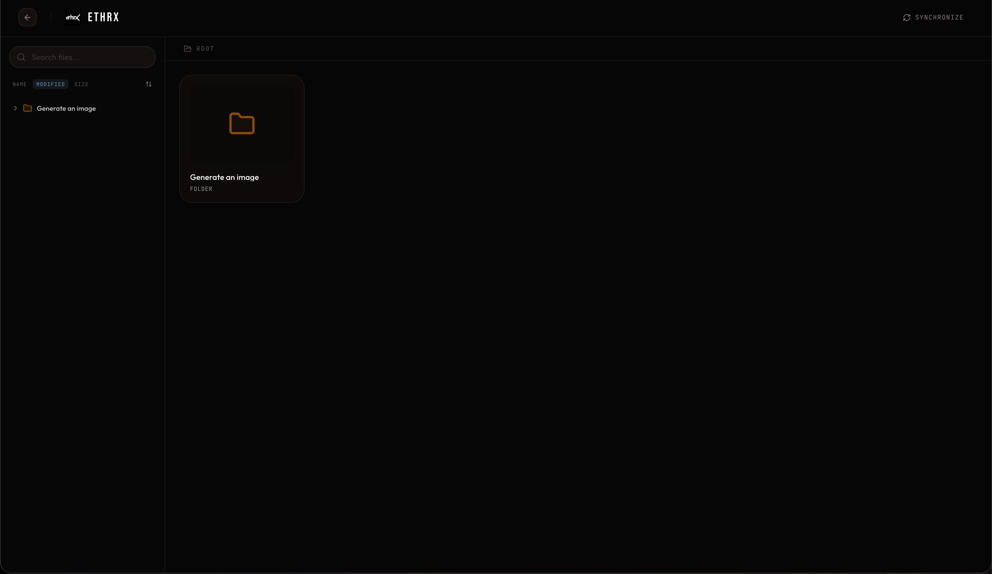 ETHRX Operator's Console interface — screen 4 of 5